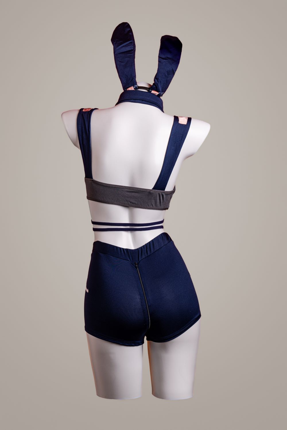 Rabbit Girl – back view showing straps or open design – Velalace