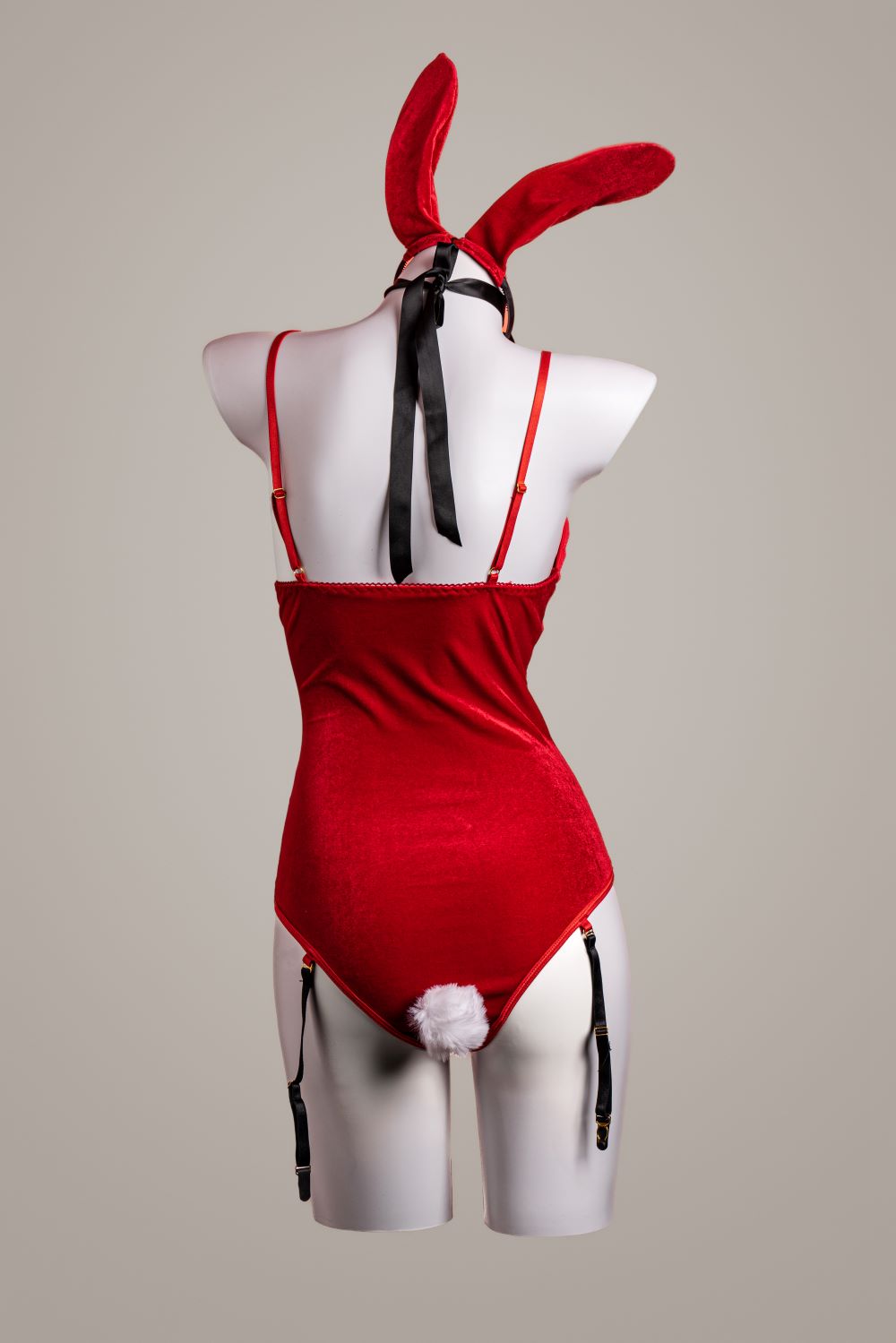 BUNNY girl – back view showing straps, cutouts, or lace panels – Velalace