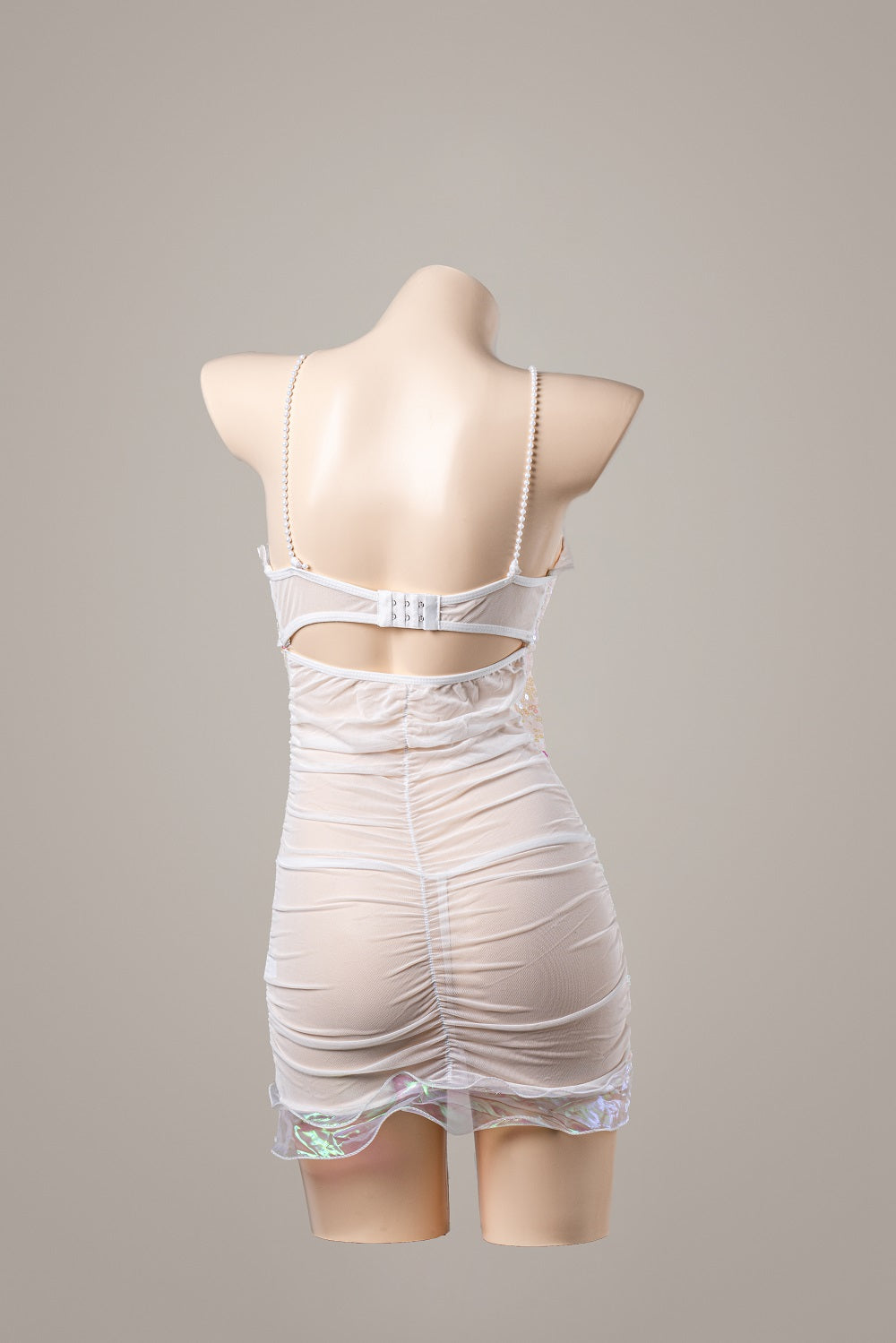 Dreamy Starlight Temptation Set – back view showing straps, cutouts, or lace panels – Velalace