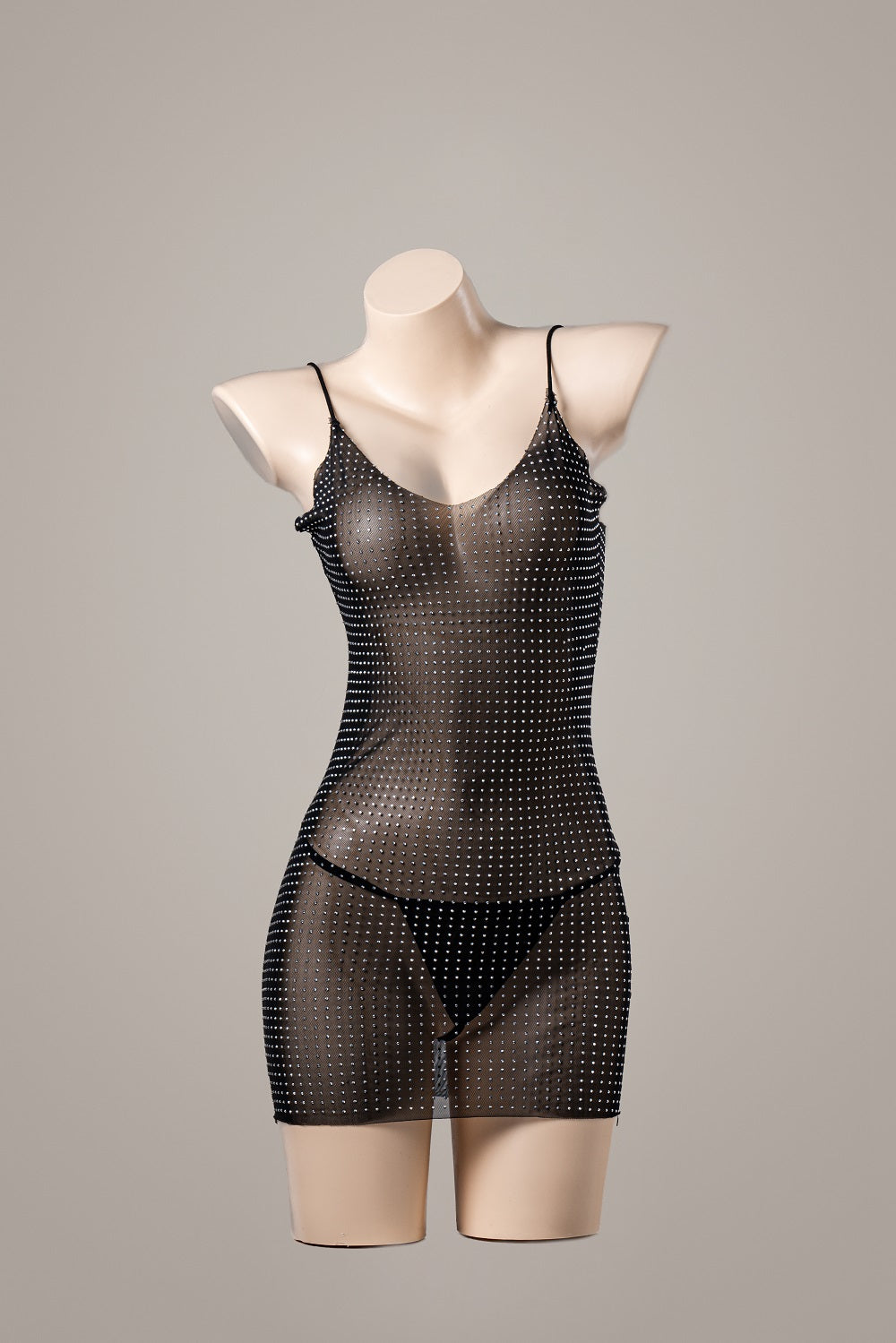 Bright diamond dress – product flatlay or mannequin photo – Velalace