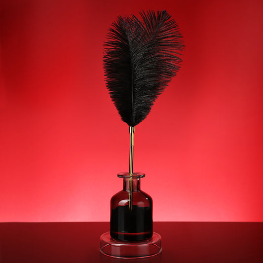 Ostrich Feather Teasing Wand