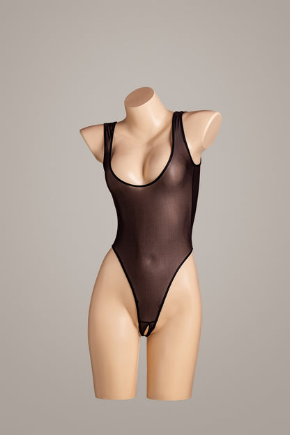 Oily open gear jumpsuit – product flatlay or mannequin photo – Velalace