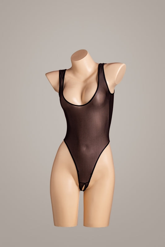 Oily open gear jumpsuit – product flatlay or mannequin photo – Velalace
