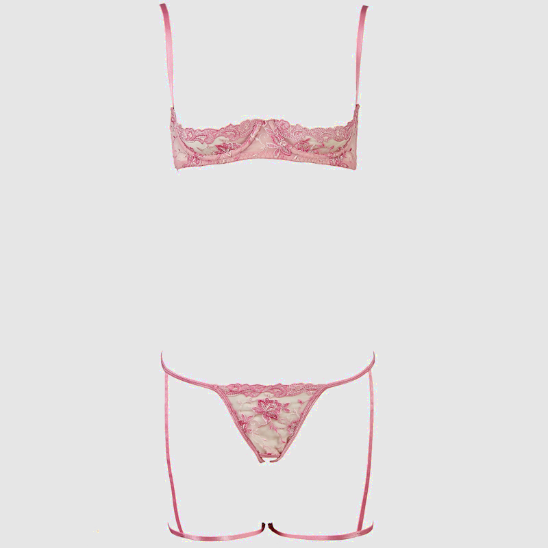 Blush Bloom – lace lingerie product photo with detailed view – Velalace