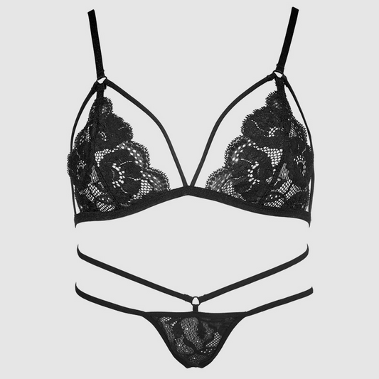 Lace Bloom – lace lingerie product photo with detailed view – Velalace
