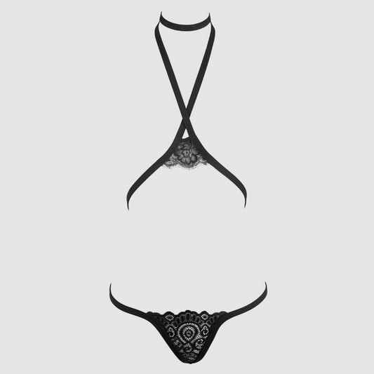 Luxe Temptation – lace lingerie product photo with detailed view – Velalace
