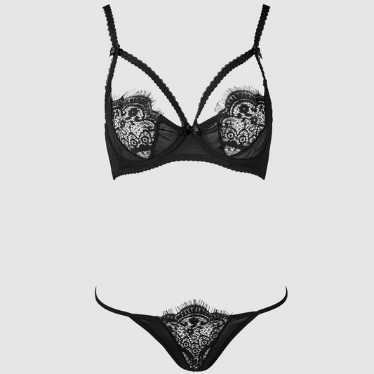 Elegant Lace – lace lingerie product photo with detailed view – Velalace